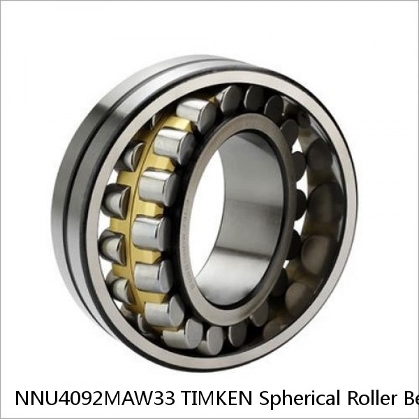 NNU4092MAW33 TIMKEN Spherical Roller Bearings Brass Cage