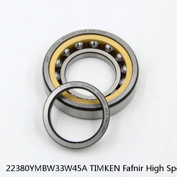 22380YMBW33W45A TIMKEN Fafnir High Speed Spindle Angular Contact Ball Bearings