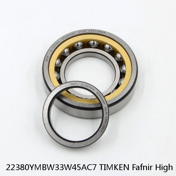22380YMBW33W45AC7 TIMKEN Fafnir High Speed Spindle Angular Contact Ball Bearings