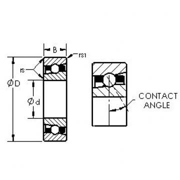 AST H7017C/HQ1 angular contact ball bearings