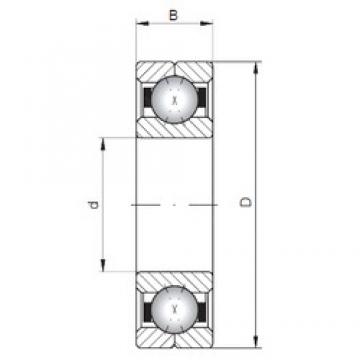 ISO Q305 angular contact ball bearings