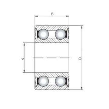 50 mm x 110 mm x 40 mm  ISO 4310-2RS deep groove ball bearings