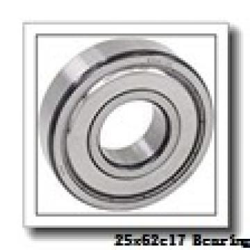25 mm x 62 mm x 17 mm  ISO 7305 B angular contact ball bearings