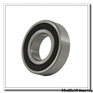 30 mm x 62 mm x 16 mm  KBC 6206UU deep groove ball bearings