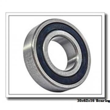 30 mm x 62 mm x 16 mm  KOYO 6206Z deep groove ball bearings