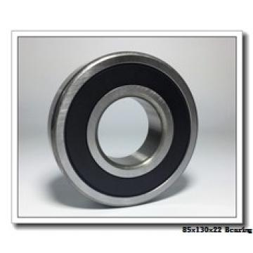 85 mm x 130 mm x 22 mm  ISB 6017 NR deep groove ball bearings