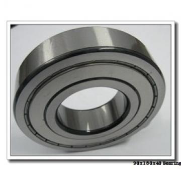 90 mm x 160 mm x 40 mm  NSK 2218 K self aligning ball bearings
