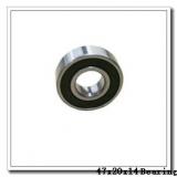 20 mm x 47 mm x 14 mm  SKF 7204 BEP angular contact ball bearings