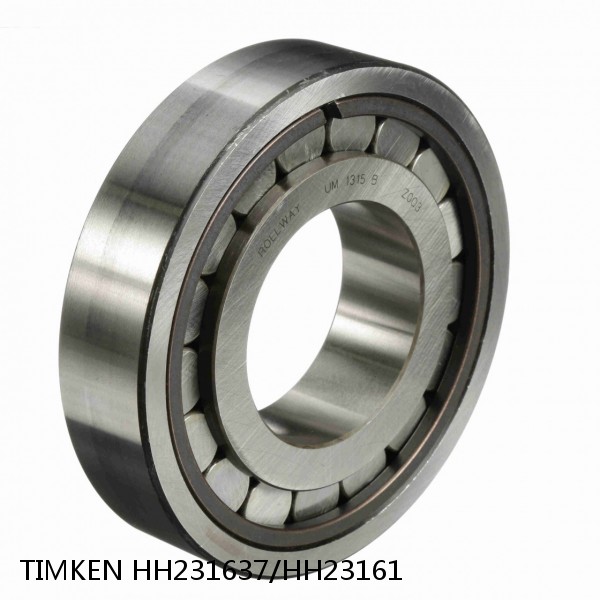 HH231637/HH23161 TIMKEN Cylindrical Roller Radial Bearings