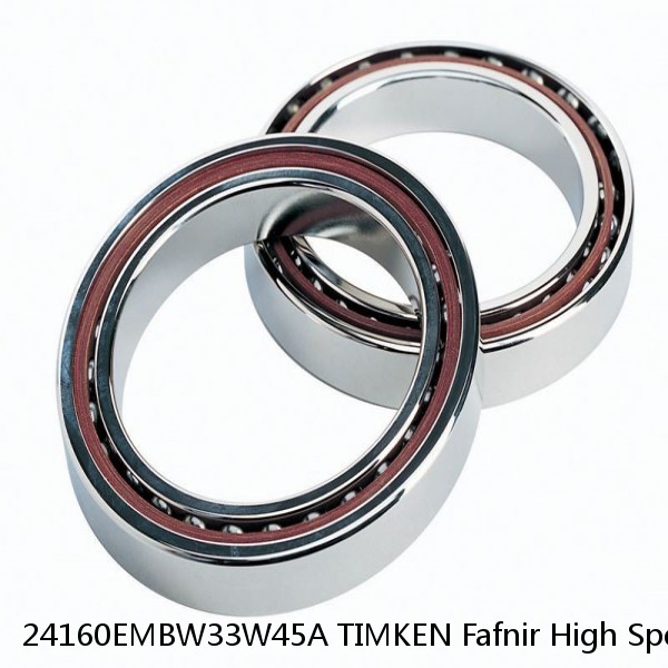 24160EMBW33W45A TIMKEN Fafnir High Speed Spindle Angular Contact Ball Bearings #1 small image