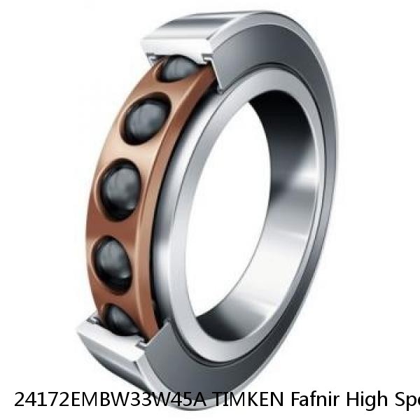 24172EMBW33W45A TIMKEN Fafnir High Speed Spindle Angular Contact Ball Bearings #1 small image