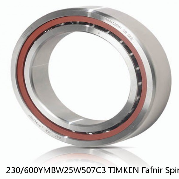 230/600YMBW25W507C3 TIMKEN Fafnir Spindle Angular Contact Ball Bearings