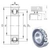 25 mm x 52 mm x 15 mm  INA BXRE205 needle roller bearings