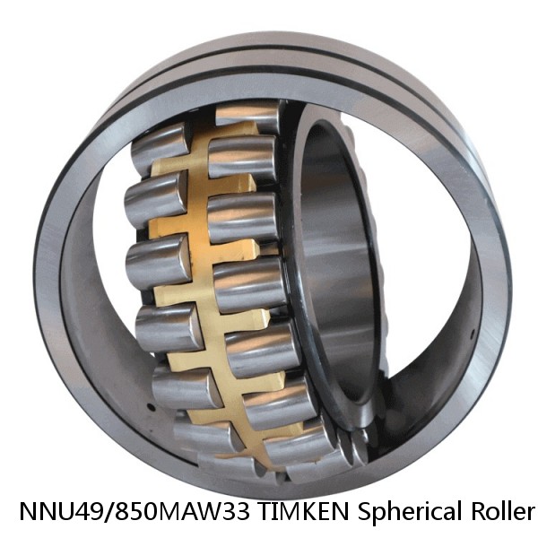 NNU49/850MAW33 TIMKEN Spherical Roller Bearings Brass Cage #1 image