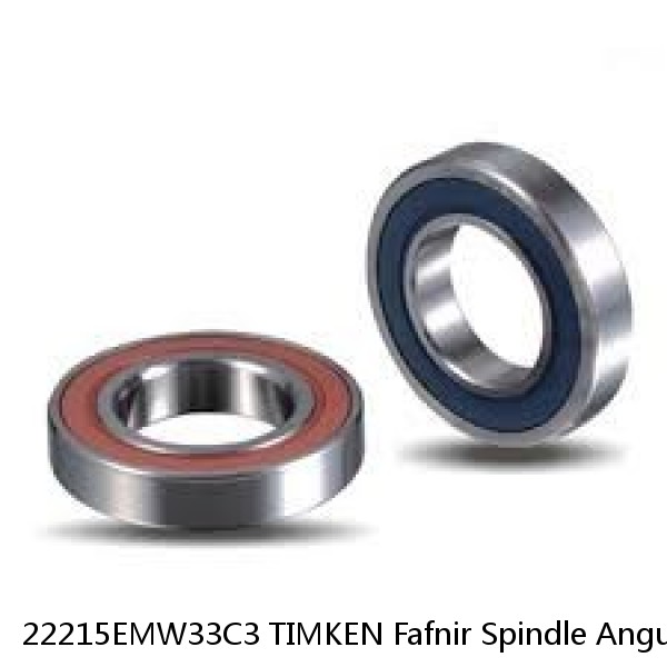 22215EMW33C3 TIMKEN Fafnir Spindle Angular Contact Ball Bearings #1 image