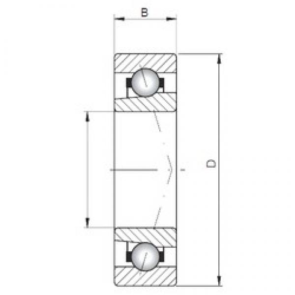 ISO 71908 A angular contact ball bearings #3 image