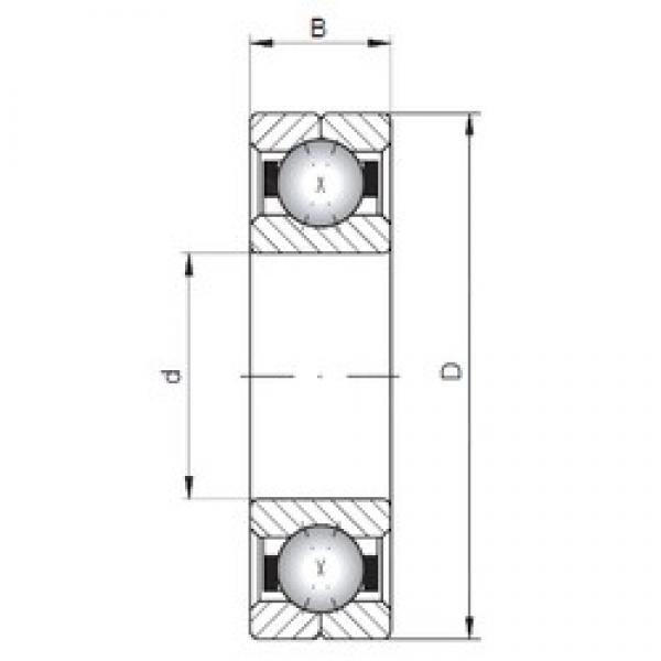 ISO Q1006 angular contact ball bearings #3 image