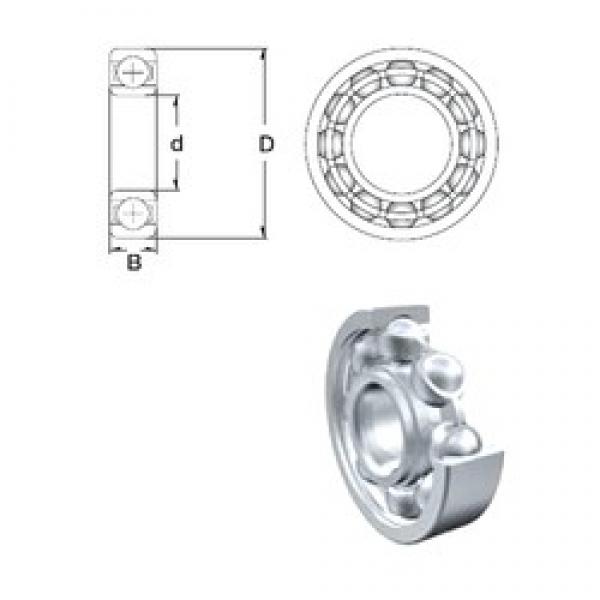 110 mm x 170 mm x 28 mm  ZEN 6022 deep groove ball bearings #3 image