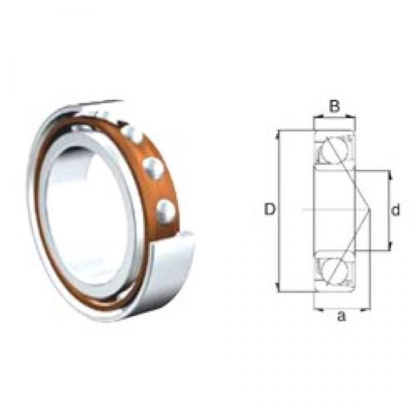 25 mm x 52 mm x 15 mm  ZEN 7205B-2RS angular contact ball bearings #3 image