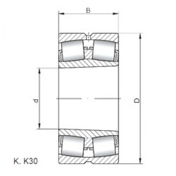 220 mm x 400 mm x 108 mm  ISO 22244 KW33 spherical roller bearings #3 image