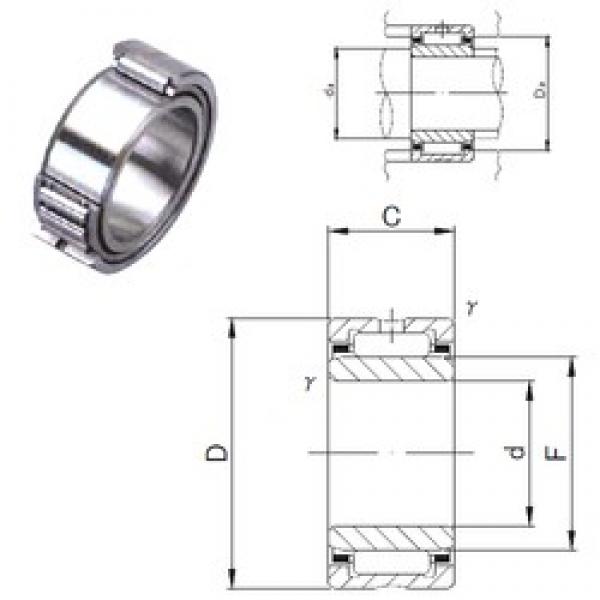 60 mm x 85 mm x 25 mm  JNS NA 4912 needle roller bearings #3 image