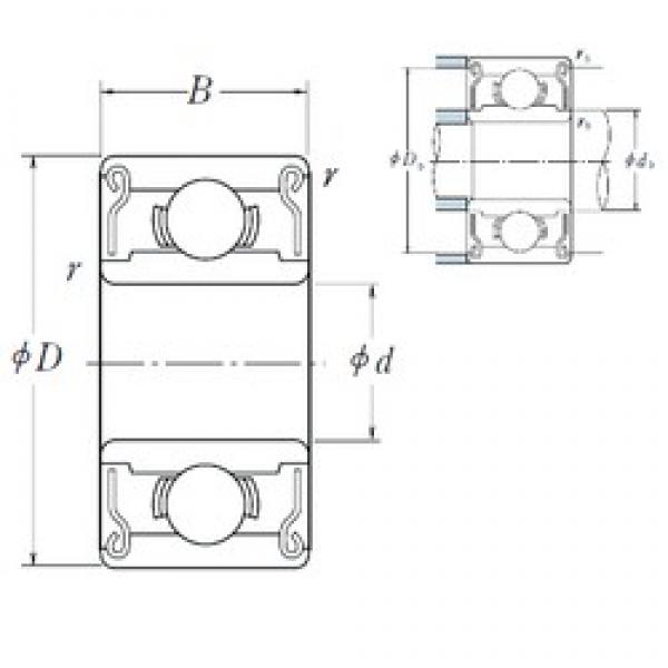 9 mm x 20 mm x 6 mm  ISO 699ZZ deep groove ball bearings #3 image