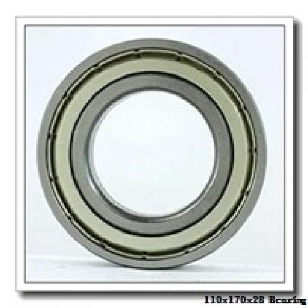 110 mm x 170 mm x 28 mm  NACHI 6022ZNR deep groove ball bearings #2 image
