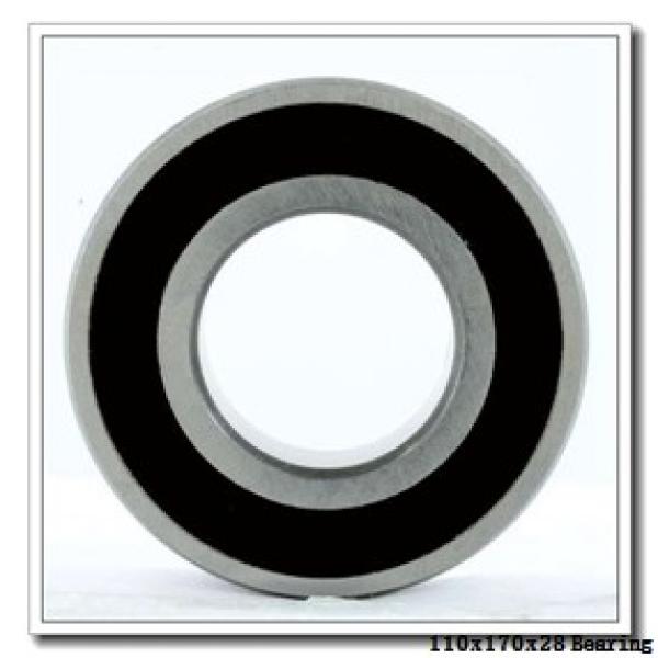 110 mm x 170 mm x 28 mm  NKE 6022-2Z-N deep groove ball bearings #2 image