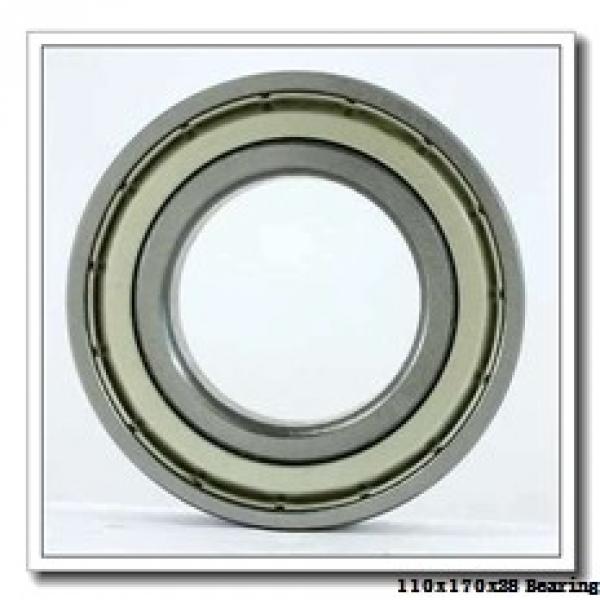 110 mm x 170 mm x 28 mm  NACHI 6022ZNR deep groove ball bearings #1 image