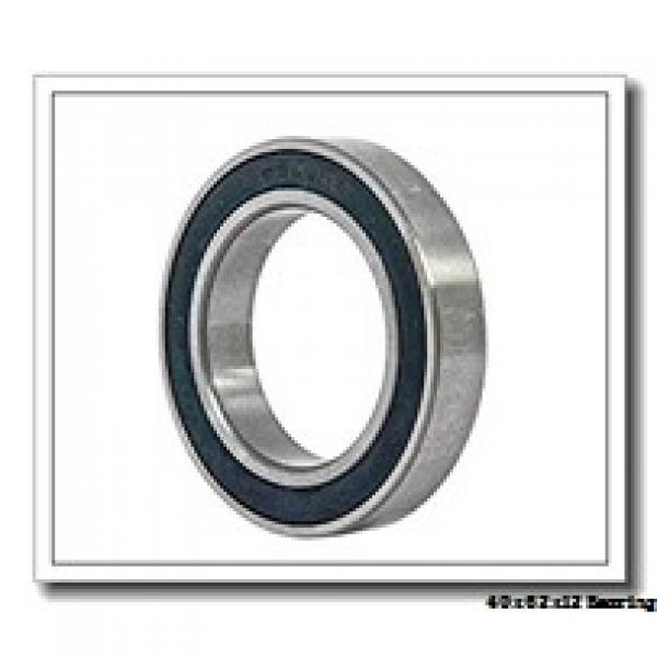 40 mm x 62 mm x 12 mm  KOYO 3NCHAC908C angular contact ball bearings #1 image