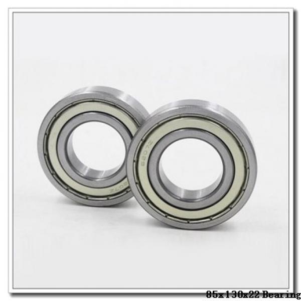 85 mm x 130 mm x 22 mm  FBJ N1017 cylindrical roller bearings #1 image