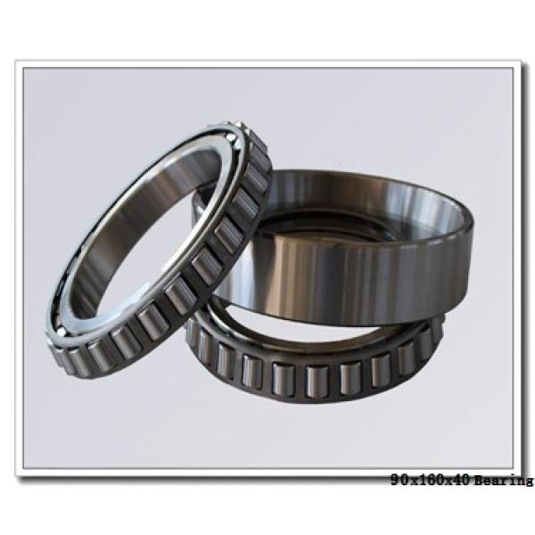 90 mm x 160 mm x 40 mm  NKE NJ2218-E-M6 cylindrical roller bearings #1 image