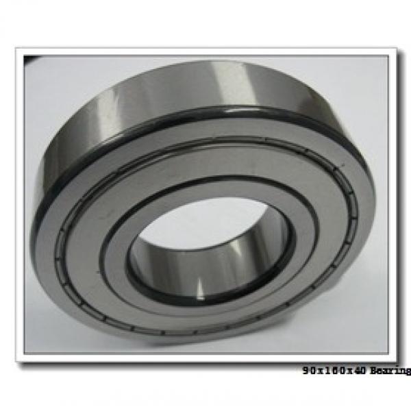 90 mm x 160 mm x 40 mm  NKE NUP2218-E-MA6 cylindrical roller bearings #1 image